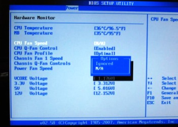 Исправить CPU FAN ERROR быстро